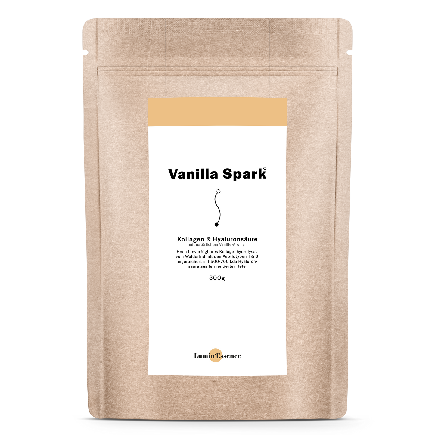 Vanilla Spark - Kollagen & Hyaluron Pulver Vanille
